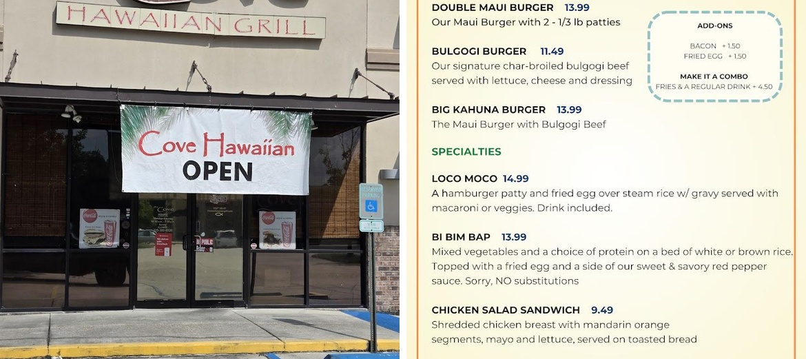 The Cove Hawaiian Grill